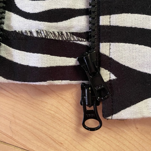 2000s vintage fitted 🦓 zebra jacket - Picture 10 of 12